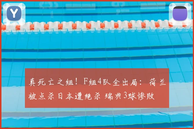 真死亡之组！F组4队全出局：荷兰被点杀日本遭绝杀 瑞典3球惨败